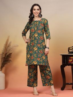 COTLAND FASHION - Floral Printed Cotton Co-Ord Set for Women