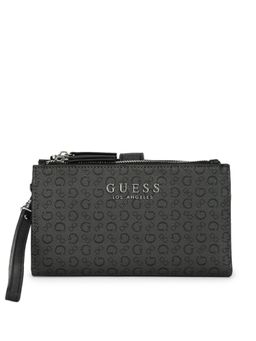 Guess - Charcoal Printed Sandria Boxed Bi-Fold Wallet