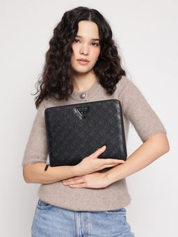 Guess - Black Textured Wilder Tech Case