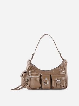 Carry City - Elsi Brown Women Handbag with Detachable Strap