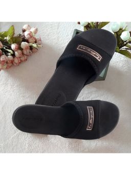 Red Tape - Women's Eva Comfort Sliders - Black