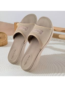 Red Tape - Women's Eva Comfort Sliders - Beige