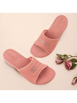 Red Tape - Women's Eva Comfort Sliders - Pink