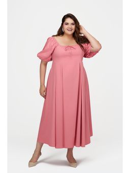 Virgio - Pink Women Solid Dress