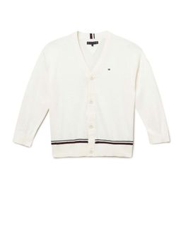 Tommy Hilfiger - White Regular Fit Cardigan For Boys