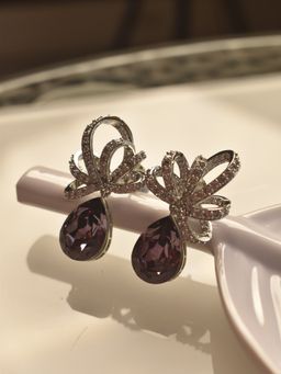 Peach Tassels - Ad Stone Earrings