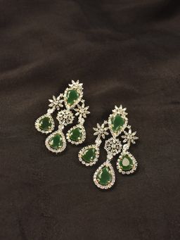 Peach Tassels - Ad Earrings Stone