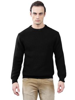 Cantabil - Men Black Solid Sweater