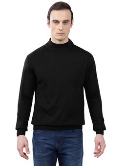 Cantabil - Men Black Solid Sweater