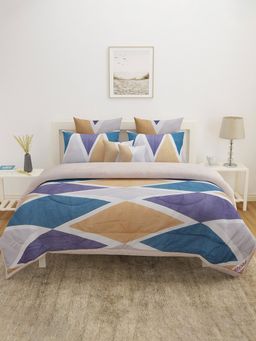 At Home by Nilkamal - Ammara Delight Single Comforter Grey & Beige