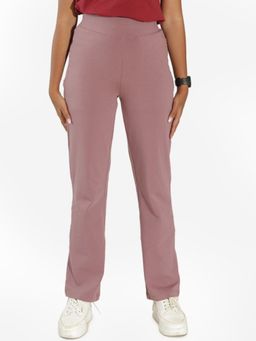 Blissclub - Pink Women's Am:Pm Cotton Straight Pant