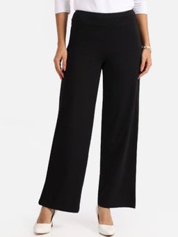 Blissclub - Black Women's Am:Pm Cotton Wide Leg Pant