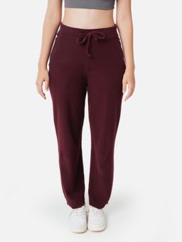 Blissclub - Burgundy Women's Comfort Blend Move All Day Joggers