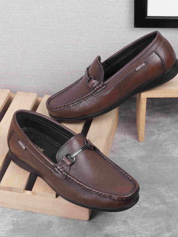 Mochi - Men Brown Casual Loafers