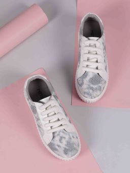 Metro - Women Casual Grey Sneakers