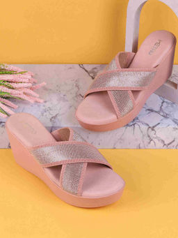 Metro - Women Pink Casual Wedges