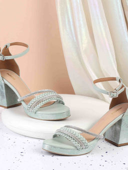 Mochi - Women Green Casual Sandals