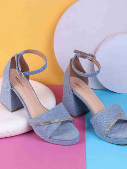 Mochi - Women Blue Casual Sandals
