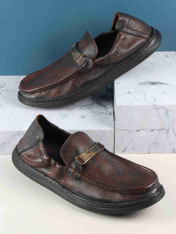 Mochi - Men Casual Brown Loafers
