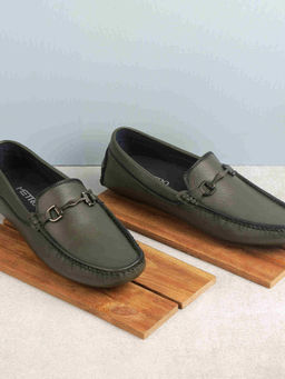 Metro - Men Casual Green Loafers