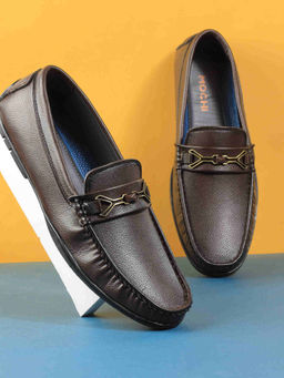 Mochi - Men Casual Brown Loafers