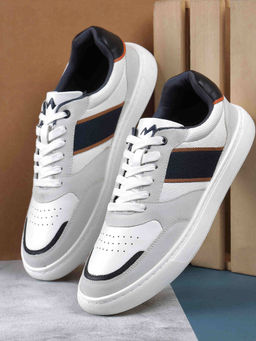 Metro - Men Casual Off White Sneakers