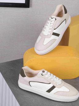 Metro - Men Casual Beige Sneakers