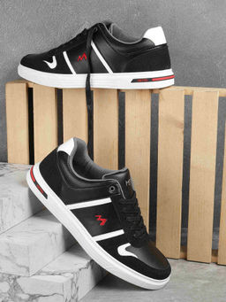 Metro - Men Casual Black Sneakers