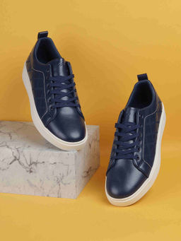 Metro - Men Casual Navy Blue Sneakers