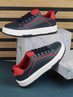 Metro - Men Casual Navy Blue Sneakers