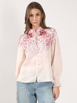 VERO MODA - Women Pink Floral Top