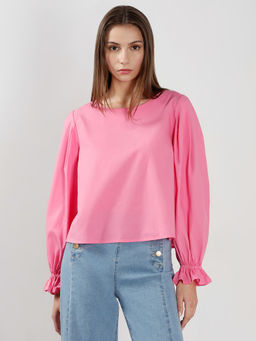 VERO MODA - Women Pink Solid Top