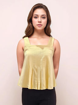 Zink London - Women Yellow Solid Top