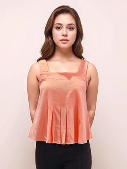 Zink London - Women Peach Solid Top