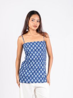 NISHORAMA - Blue Nihaala Short Kurti