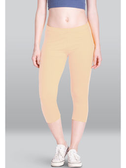 Lyra - Women Solid Coloured Nude Leggings