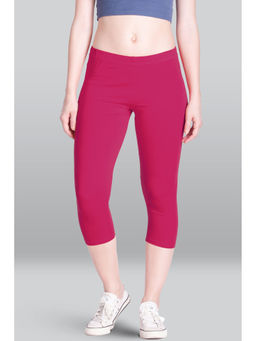 Lyra - Women Solid Coloured Pink Leggings