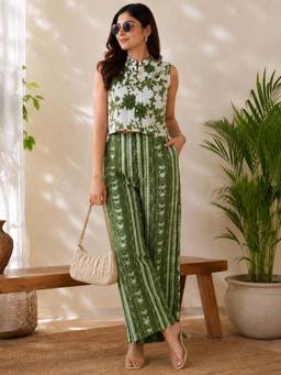 Lative Colours Of Fashion - Green Bliss Co-Ord Set