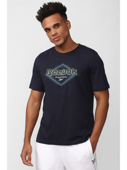 Reebok - Mens Gs Keep It Classic T-Shirt Navy Blue