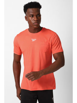 Reebok - Mens Pocket Tee T-Shirt Orange