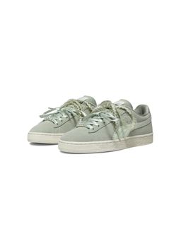 Puma - Suede Bloom Women Green Sneakers