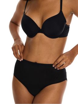 ButtChique - Lace-Back Hipster Panty Brief Black