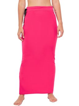 Secrets By ZeroKaata - Seamless Saree Shapewear Petticoat for Women with Side Drawstring Purple