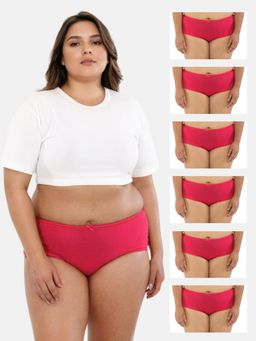 Adira - BrZee Plus Size Hipster Panty Pink