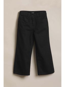 Allen Solly - Girls Black Wide Fit Jeans
