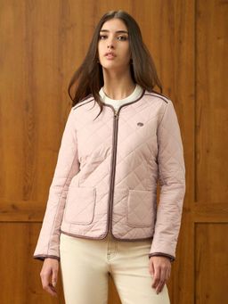U.S. POLO ASSN. - Women Pink Solid Puffer Jacket