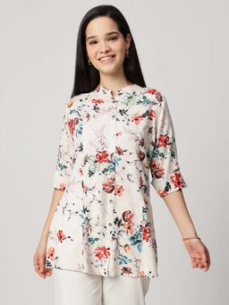 Aravalii - Ivory Garden Bloom Tunic