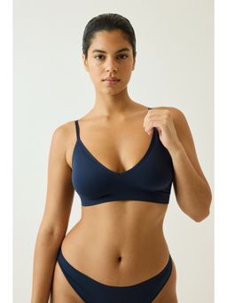 H&M - Women Blue Seamless Padded Soft Bra