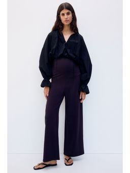 H&M - Women Purple Mama Wide Trousers