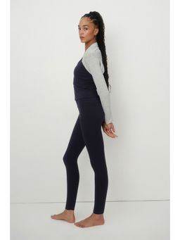 H&M - Women Blue Sports Leggings with Soft Move